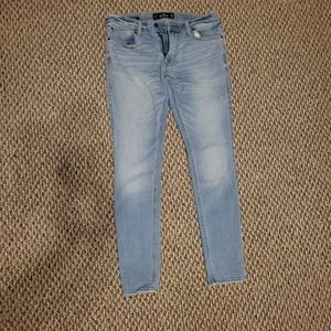 extreme skinny jeans hollister light blue wash